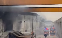 rawalpindi textile factory blaze stopped after 16 hours of firefighting