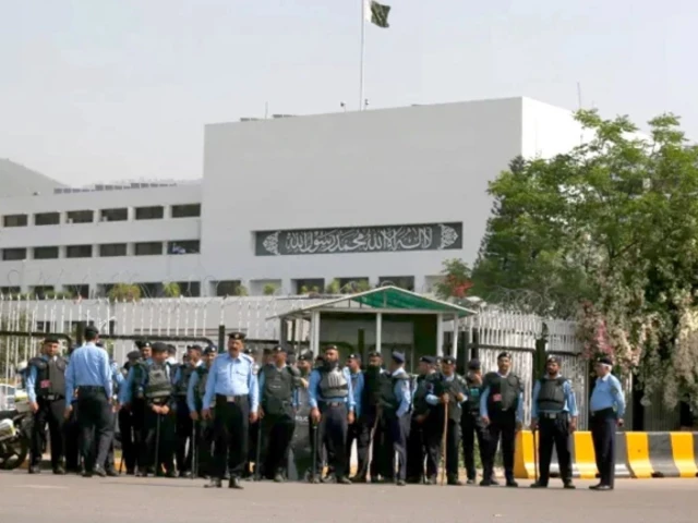 Heavy security deployed outside Parliament House amid TTAP protest