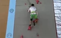 pak climber mir abu zar faiz sets national speed record pak climber mir abu zar faiz sets national speed record