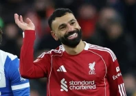 mohamed salah scored as liverpool eased to victory over brighton photo afp