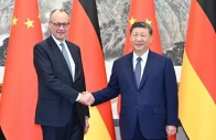 german chancellor friedrich merz meets chinese president xi jinping during his two day visit to china from february 24 26 2026 photo chinese foreign ministry