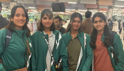 pak 14 under girls tennis team departs for asia oceania pre qualifiers in vietnam