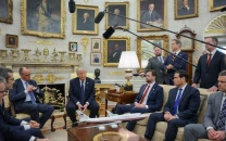 trump claims us knocked out many iranian naval air targets