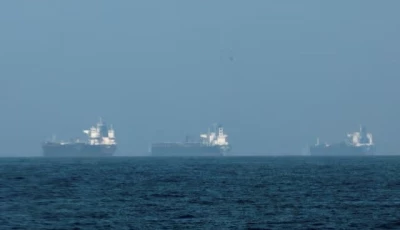 tankers are seen off the coast of the fujairah as iran vows to close the strait of hormuz amid the us israel attack on iran in fujairah united arab emirates on march 3 2026 photo reuters