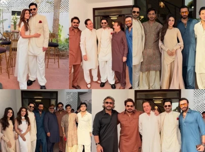 pakistani celebrities showcase eid looks family moments on social media