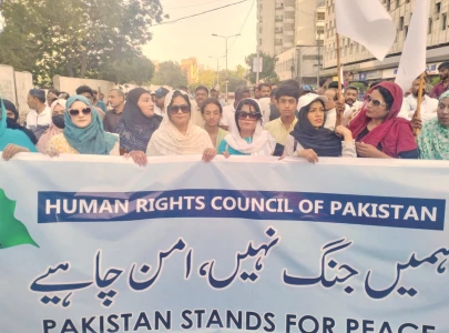 peace march calls for global harmony human rights protection