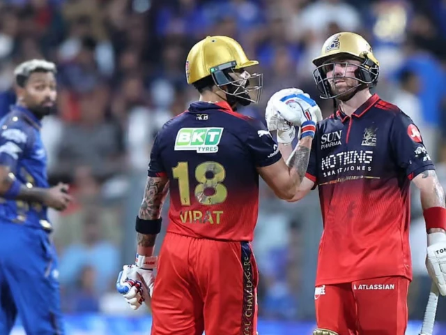 royal challengers bengaluru posted 240 4 against mumbai indians powered by phil salt s 78 and virat kohli s half century in a 120 run opening stand photo afp file royal challengers bengaluru posted 240 4 against mumbai indians powered by phil salt s 78 and virat kohli s half century in a 120 run opening stand photo afp file