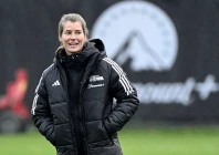 marie louise eta becomes first female manager in a top european men s league photo afp file