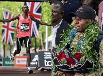 sawe receives hero s welcome in kenya