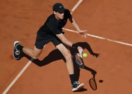 jannik sinner continues his dominant run at the italian open with a commanding straight sets victory extending his winning streak in rome photo afp file
