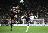 tottenham hotspur s mathys tel fouls leeds united s ethan ampadu before conceding a penalty after a var review photo reuters file
