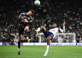 tottenham hotspur s mathys tel fouls leeds united s ethan ampadu before conceding a penalty after a var review photo reuters file