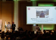 bilal mustafa receives the young researcher of the year opinion award from the international council for conservation of game and wildlife express