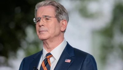 us treasury secretary scott bessent attends a media interview at the white house in washington dc on july 30 2026 photo reuters