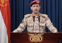 yemen s houthi spokesman yahya saree says saudi amphibious transport ship and accompanying vessels were successfully struck in combined drone missile attack photo anadolu agency