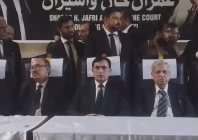 pakistan tehreek e insaf chairman barrister gohar ali khan addresses a lawyers convention at the lahore high court on september 10 2026 screengrab pakistan tehreek e insaf chairman barrister gohar ali khan addresses a lawyers convention at the lahore high court on september 10 2026 screengrab