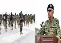 chief of the naval staff admiral naveed ashraf reviews exercise seaspark 2026 during a visit to naval units at sea and in the creeks area photo ispr