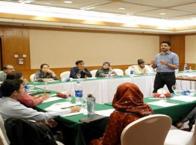 workshop on environmental reporting held in karachi