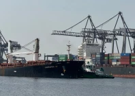 vessel mv gokova m carrying 51 000 metric tonnes of wheat docked at karachi post on october 28 2026 photo express vessel mv gokova m carrying 51 000 metric tonnes of wheat docked at karachi post on october 28 2026 photo express