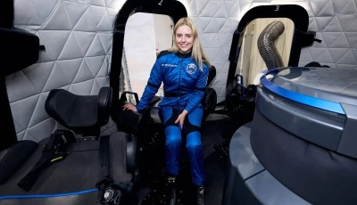 a german woman engineer on saturday became the first wheelchair user to blast into space photo courtesy ap