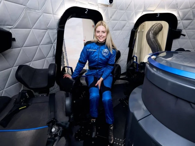 a german woman engineer on saturday became the first wheelchair user to blast into space photo courtesy ap a german woman engineer on saturday became the first wheelchair user to blast into space photo courtesy ap
