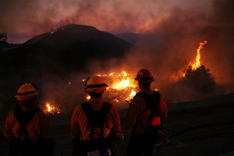 california is fighting numerous wildfires including one in riverside county that has burned thousands of acres and prompted evacuation orders photo afp