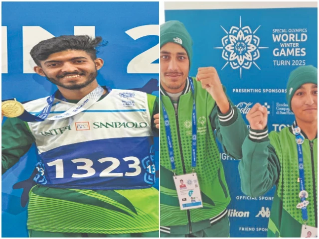 pakistan s muneeb ur rehman and rovina qurban pose for the camera with their gold and silver medals at the 12th special olympic world winter games right moazzam iqbal shows off his gold photos sop pakistan s muneeb ur rehman and rovina qurban pose for the camera with their gold and silver medals at the 12th special olympic world winter games right moazzam iqbal shows off his gold photos sop