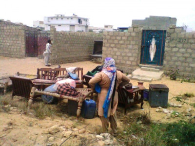 anti encroachment operation two protesters arrested