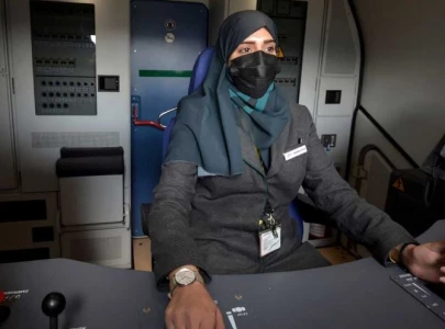 women drive fast train to mecca as saudi workforce evolves