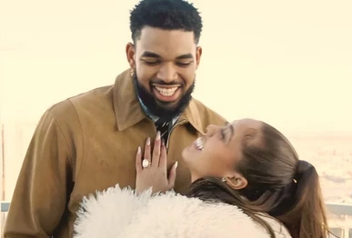 jordyn woods karl anthony towns announce engagement
