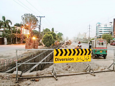 garden town main boulevard road widening incomplete as deadline looms garden town main boulevard road widening incomplete as deadline looms