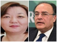 world bank country director for pakistan bolormaa amgaabazar and federal minister for finance and revenue senator muhammad aurangzeb