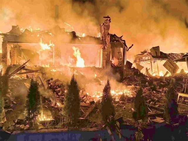 capital hit this handout photograph taken and released by ukrainian state emergency service shows a burning building following russian ballistic missile strikes in kyiv photo afp capital hit this handout photograph taken and released by ukrainian state emergency service shows a burning building following russian ballistic missile strikes in kyiv photo afp