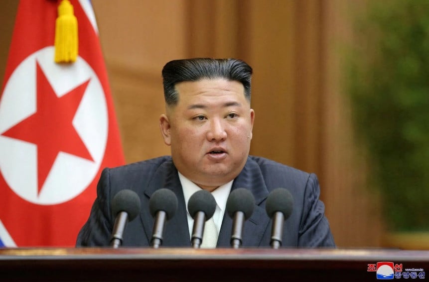 north korea s leader kim jong un addresses the supreme people s assembly north korea s parliament which passed a law officially enshrining its nuclear weapons policies in pyongyang north korea september 8 2022 in this photo released by north korea s korean central news agency kcna file photo