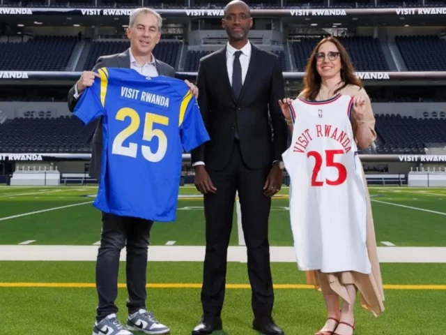 rwanda on monday announced a long term sponsorship deal with the los angeles rams and la clippers photo x rdbrwanda
