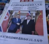 a newspaper front page photo shows chinese president xi jinping l shaking hands with north korean leader kim jong un in pyongyang as seen at a news stand in beijing photo afp