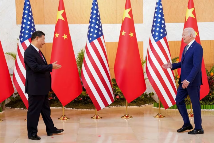 u s president joe biden meets with chinese president xi jinping on the sidelines of the g20 leaders summit in bali indonesia november 14 2022 reuters kevin lamarque file photo acquire licensing rights