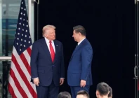 us president donald trump and chinese president xi jinping talk as they leave after a bilateral meeting at gimhae international airport on the sidelines of the asia pacific economic cooperation summit in busan south korea october 30 2025 photo reuters