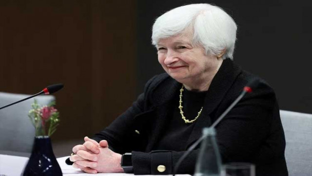 us treasury secretary janet yellen reacts during a meeting with chinese vice premier liu he in zurich switzerland january 18 2023 photo reuters us treasury secretary janet yellen reacts during a meeting with chinese vice premier liu he in zurich switzerland january 18 2023 photo reuters