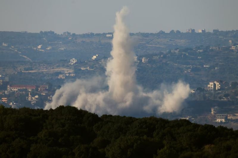 israeli air force strikes in southern lebanon villages september 29 2024 photo reuters