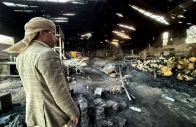 a man stands at a factory damaged by an airstrike in sanaa yemen october 4 2026 reuters