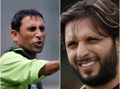 afridi younis join flood relief match afridi younis join flood relief match