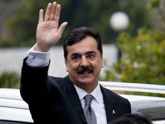 yousaf raza gilani photo file