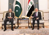 president zardari during a meeting with iraqi president dr abdul latif jamal rashid at the baghdad palace on sunday photo pid