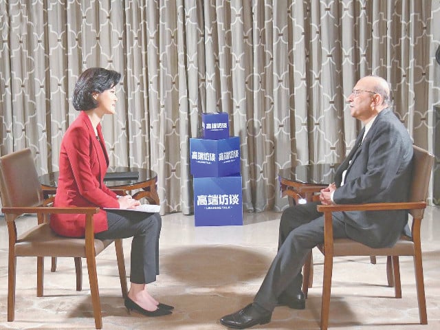 president asif ali zardari speaks to the host of leaders talk in beijing photo nni