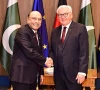 president asif ali zardari shakes hands with german president frank walter steinmeier at the office of the president on friday photo pid