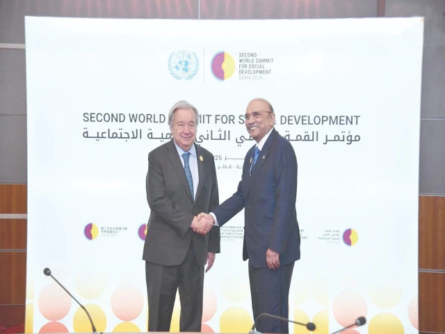 Zardari warns against 'weaponisation of water'