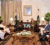 prime minister shehbaz sharif meets president asif ali zardari at aiwan e sadr in islamabad on friday photo pid
