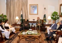 prime minister shehbaz sharif meets president asif ali zardari at aiwan e sadr in islamabad on friday photo pid