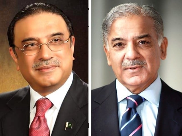 shehbaz sharif and asif ali zardari photo express